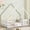 White#2, variant on Full Size Adjustable Bed Base, Twin Wood House-Shaped Floor Bed with Fence, Guardrails ,Natural, Natural Bed Frames,Pine Platform Bed Frames, Furniture Bedroom Furniture Beds, Frames & Bases