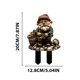 thumbnail image 3 of Xihbxyly Estaca de Jardín Enana, Diseño Caprichoso de Gnomo 2D, Decoración Duradera para Exteriores, Fácil Instalación, Ideal para Añadir a Un Parterre o Maceta, Regalo para Amantes de La Jardinería,, 3 of 7