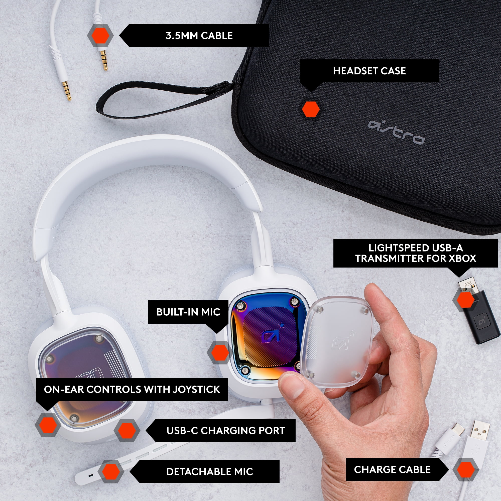 Logitech G Astro A30 Wireless Gaming Headset, Bluetooth, Dolby Atmos, 27h Battery, for Xbox, Switch, PC, Android - Walmart.com Logitech G Astro A30 Wireless Gaming Headset, Bluetooth, Dolby Atmos, 27h Battery, for Xbox, Switch, PC, Android - Walmart.com