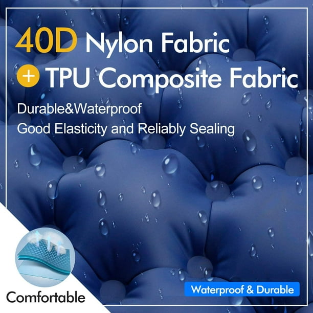 Inflatable top pillow bcf