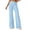 Light Blue, variant on Workout Gym Leggings for Women Straight Leg Bottoms Wide Leg Casual Sweatpants High Waist Buttery Soft Yoga Pants