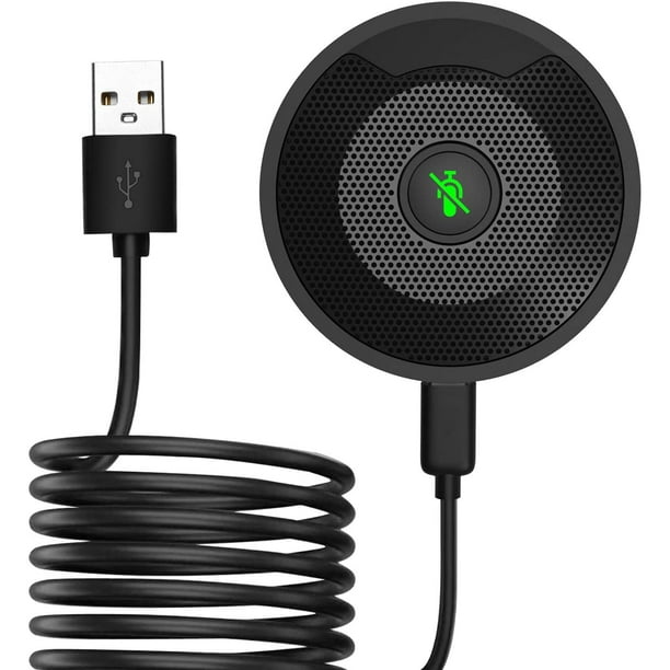 USB Conference Microphone 360 Omnidirectional Stereo/OneKey Mute