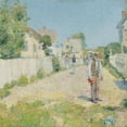 thumbnail image 3 of Childe Hassam 15x15 Black Modern Framed Museum Art Print Titled - Street in Gloucester (1896), 3 of 5