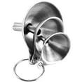 thumbnail image 3 of GOOHOCHY Stainless Steel funnel for Home Use Silver Color and Reusable with Hanging Hole Design 1 Set, 3 of 8