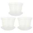 thumbnail image 3 of 3 PCS Indoor Plant Planter Flowerpot Large Pots Garden Flowerpots, 3 of 8