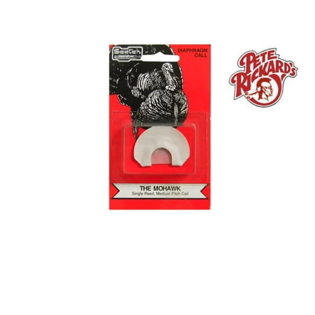 Pete Rickard s The Mohawk #2365 White Single Reed Turkey Mouth Call