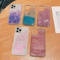 thumbnail image 5 of Compatible with iPhone Case,Liquid Silicone Cute Flower Floral Full Body Protection Soft Shockproof Cover Phone Case (Blue,iPhone 12 Pro), 5 of 6