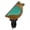 Turquoise, variant on Songbird Specialties Wine Bottle Pourer, Fun Wine Pourer Spout Sings While It Pours, Wine Bottle Sealer, Acacia Wood with Red Wings