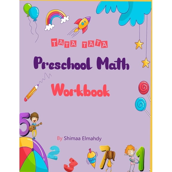 TATA TATA Preschool Math Workbook: Practice for children with pen control, line tracing, numbers 1-10 and more .Age 3-5 , (Paperback)