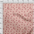 thumbnail image 2 of oneOone Georgette Viscose Fabric Raspberry Fruit Printed Craft Fabric BTY 42 Inch Wide, 2 of 4