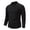 Black, variant on Turilly Men's Sweater Minimalist Mock Neck Pullover Sweater with Ribbed Cuffs and Hem Detail Casual Layering Top