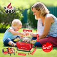 thumbnail image 2 of Juguete portátil para cocinar IMAXTOP Kids BBQ Grill Playset, 2 of 8