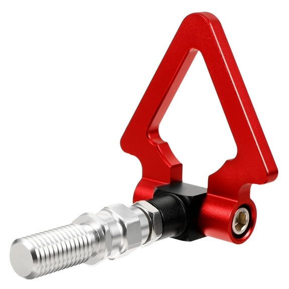 Worgeous Heavy Duty Hook Tow Hook Red Aluminum Alloy 1Pack