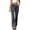 Gray 11, variant on Athletic Shorts for Women Wide Leg Sweatpants, Elastic Drawstring High Waist Full Length Loose Flare Trousers, Big Square Patch Side Pockets Running Shorts for Women