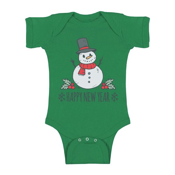 Awkward Styles Christmas Baby Outfit Bodysuit Xmas Snowman Romper