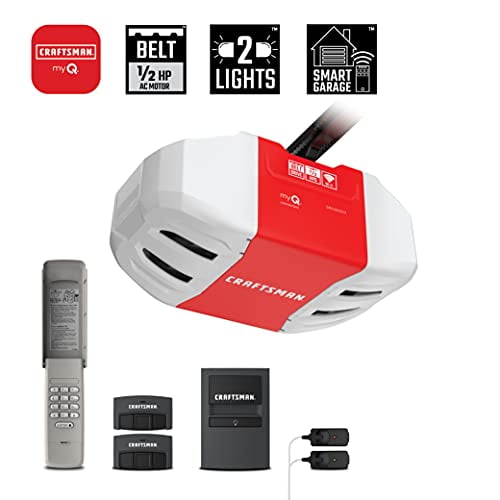 Craftsman belt drive on sale garage door opener