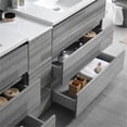 thumbnail image 6 of Fresca Fcb93-361236-D-I Lazzaro 84" Free Standing Double Basin Vanity Set - MultiColor, 6 of 8