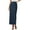 Navy Blue, variant on PRETTYGARDEN Women's Faux Leather Long Skirt Fall Trendy Clothes High Waist Dressy Casual Pencil Maxi Skirts with Slit