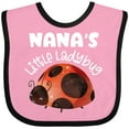 thumbnail image 3 of Inktastic Nana's Little Ladybug Boys or Girls Baby Bib, 3 of 4