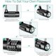 thumbnail image 4 of 5-Digit Security Padlock, Resettable Combination Padlock with Long Cable Particularly, Waterproof Stainless Steel, Ideal for Gym Sports/School Lockers, 4 of 5