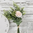 thumbnail image 2 of SLYNSHome Artificial Flowers for Vases Decor Fake Silk Rose Arrangements Wedding Bride Bouquets Floral Table Centerpieces (Beige), 2 of 9