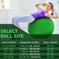 thumbnail image 2 of Pelota de ejercicio Fitvids 66 cm antiexplosión antideslizante verde, 2 of 7