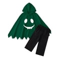 thumbnail image 3 of Gunia Kids Ghost Hooded Cape For Boys Girls 2 Piece Halloween Costumes Cosplay Cloak Cute Party Dress Up Outfits Poncho, 3 of 9