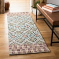 thumbnail image 6 of SAFAVIEH Aspen Maurice Geometric Wool Runner Rug, Green/Red, 2'3" x 7', 6 of 7