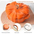 thumbnail image 4 of Enameled Cast Iron Pumpkin Dutch Ovens with Lid, Pumpkin Dutch Oven, 4-Quart Non-Stick, Double Handle, Safe for All Stovetops, Fall Thanksgiving Decor, 4 of 6