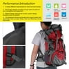 70L Hiking Camping Bag Travel Waterproof Mountaineering Pack Outdoor Backpack red