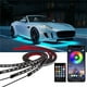 thumbnail image 5 of Xihbxyly Tiras Led para Chasis de Coche, Control Por App, Luces Inferiores, Brillo de Ensueño, Impermeables Ip68, Fácil Instalación, Ajuste Universal para Coches, Camiones y Barcos, Juego de 4 Unidad, 5 of 7