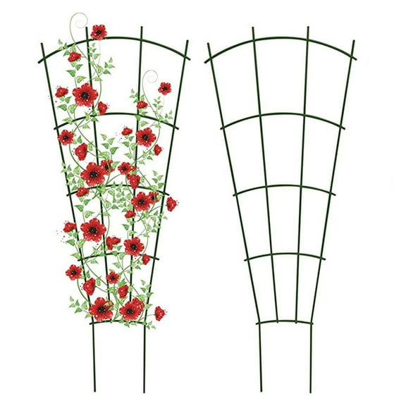 UDIYO 2Pcs Cucumber Trellis,Trellis for Raised Bed Climbing Plants, Vegetables, Plant Climbing Frames Easy to Install Plant Climbing Racks Gardening Supplies