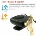JTWEEN 12V 200W Car Heater Dryer Plugin 2 In 1 Heater Cooler Fan