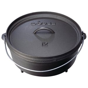 Lodge 6 Qt Cast Iron Camp Dutch Oven