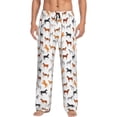 thumbnail image 1 of Fotbe Horses Pantalones de Pijama para Hombre, Pantalones de Dormir, Pantalones de Casa con Cintura Ajustable y Bolsillos-Large, 1 of 6