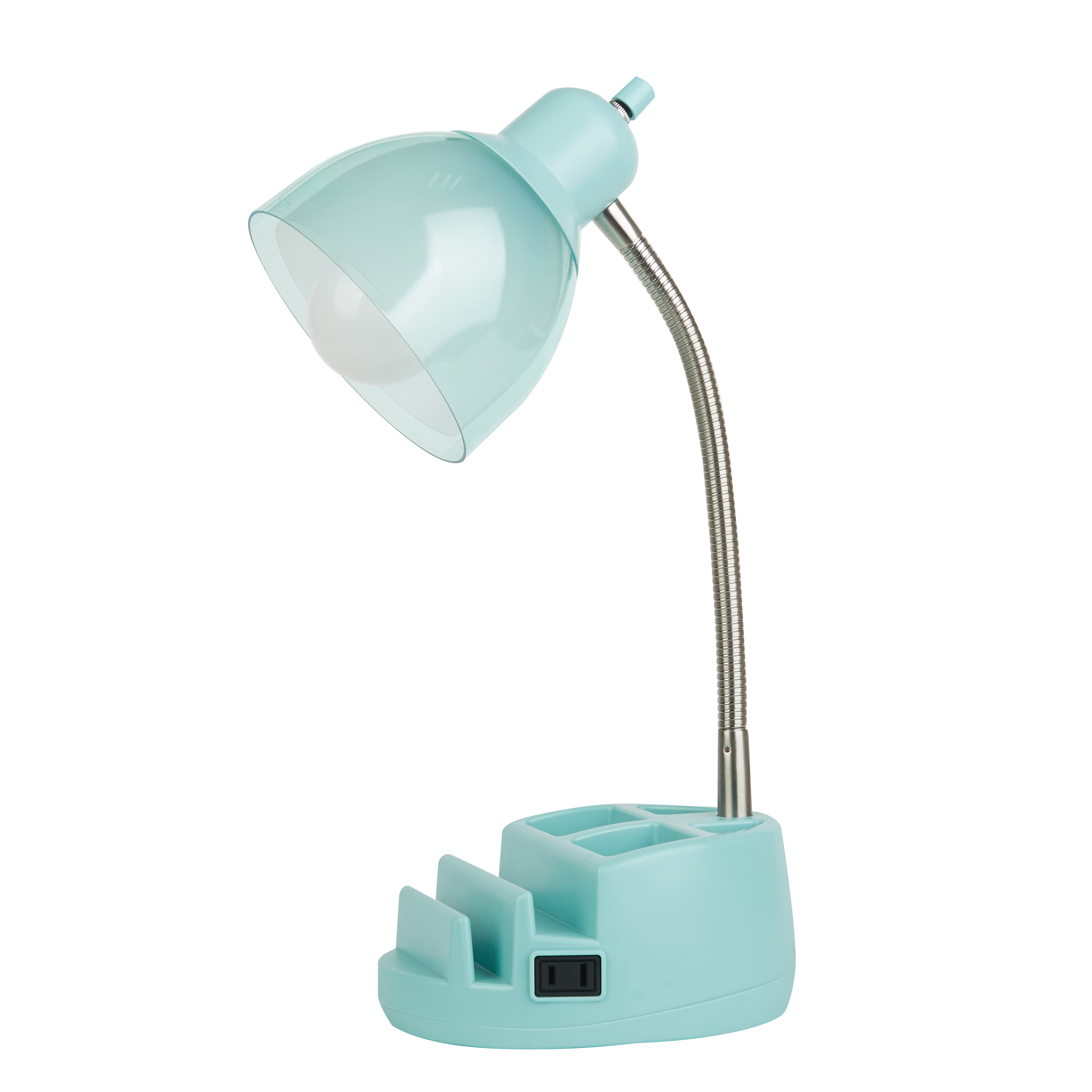 Mainstays Multi-Purpose Organizer Task Lamp, Mint