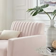 thumbnail image 6 of Engage Channel Tufted Performance Velvet Armchair, 6 of 7
