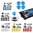 thumbnail image 4 of Methold Joystick de Arcade, pieza reemplazada, botones de juego, mano de obra fina, accesorio de bricolaje, artesanía de sensibilidad Videojuegos y accesorios Negro, 4 of 6