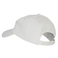 thumbnail image 3 of Hawaii Hibiscus with Map Embroidered Unstructured Washed Cap - White OSFM, 3 of 5