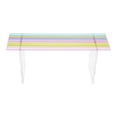 thumbnail image 4 of YIYIBYUS Rainbow Color Acrylic Bench 35.4Inch Clear Thickened Entryway Bench Entryway Decoration Shoe Bench, 4 of 10