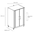 thumbnail image 3 of ClosetMaid 2 Door Freestanding Base Cabinet with Adjustable Shelf, 3 of 4