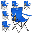thumbnail image 1 of Sillas Plegables CJR 6 Piezas Azul para Playa Campamento y Exteriores, 1 of 9