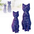 thumbnail image 2 of Elegant Cut Cat Figurine Desktop Decoration Perfect For Home, 2 of 9