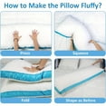 thumbnail image 4 of Body Pillow Firm Body Pillows for Adults Long Pillow for Sleeping Bed Full Body Pillow for Back Stomach Side Sleeper, 4 of 13