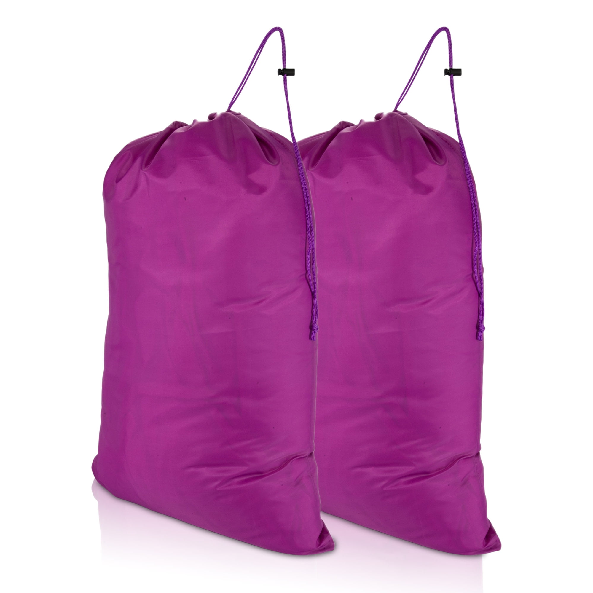 DALIX Large Travel Laundry Bag for Camp College Drawstring Bags 2 PACK
