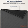 thumbnail image 6 of Loomsnest Diamond Quilted Twin Comforter, All Season, Soft, Lightweight, Reversible Down Alternative Duvet Insert (Black & Dark Gray), 6 of 7