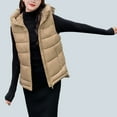thumbnail image 1 of LOVZFMLL Vestes pour Femmes Coton Veste Courte pour Femmes Style Mode à Capuche Polyvalente, 1 of 9