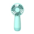 thumbnail image 1 of Inteprter Ventilador portátil ABS Motor sin escobillas alimentado por recargable tipo C carga 3 engranajes ajustable enfriador de bajo ruido con Electrodomésticos Verde Inteprter HA074339-03, 1 of 6