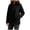 Black, variant on Women's Waterproof Hooded Rain Jacket Zip Up Windbreaker Coat Lightweight Outdoor Casual Windproof Coat with Zipper Pockets Yellow