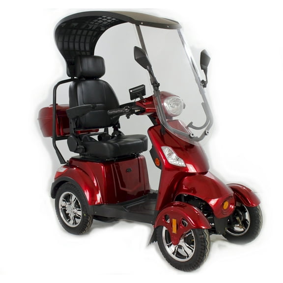 Your Dream Ride Awaits | X-1000 4-Wheels Electric Mobility Scooter with Roof & Camera